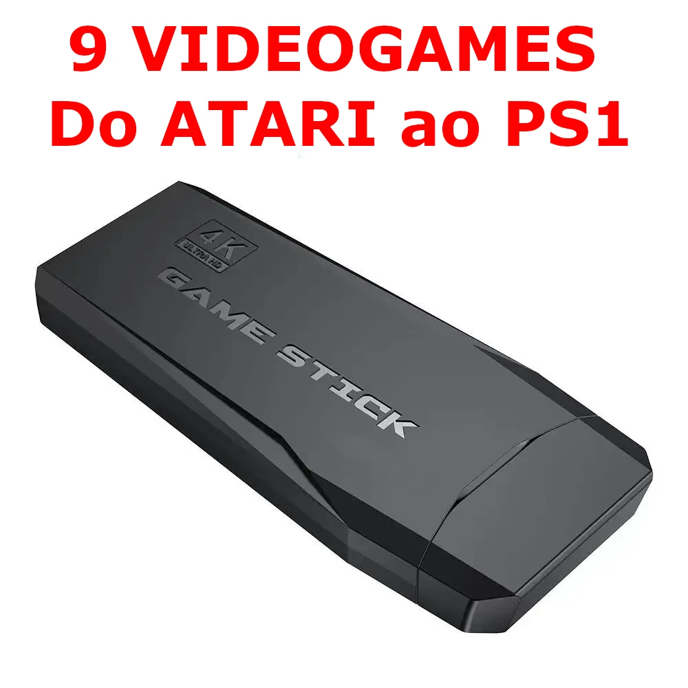 Console Retrô HDMI Portátil com Controle Sem Fio! - Imagem 4
