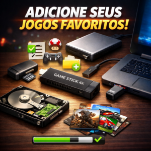 Ferramentas para Adicionar Jogos no Game Stick 4K