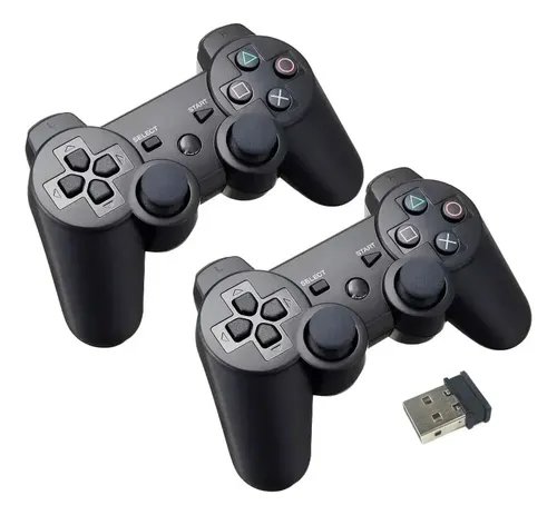 KIT CONTROLES RECARREGAVEIS PARA GAME STICK 4K - Imagem 2